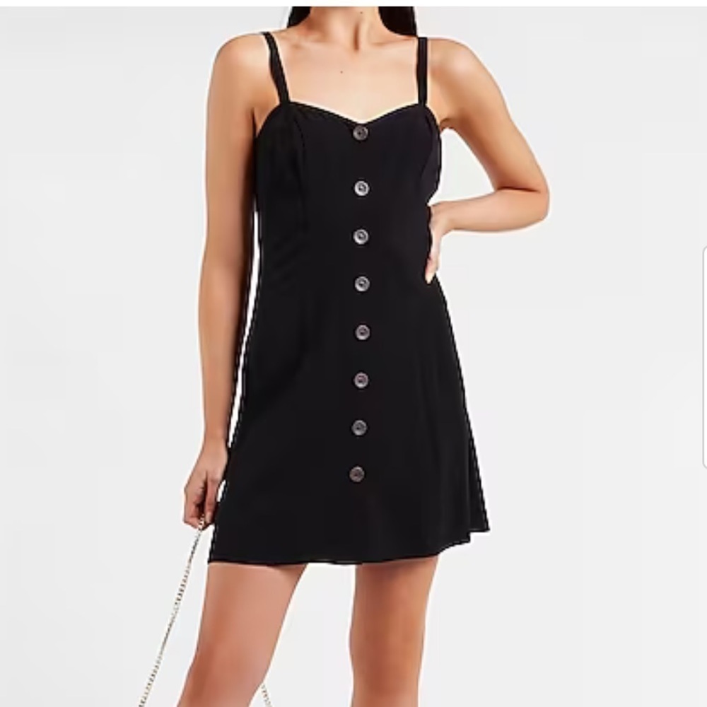 Mind Code Button Front Dress | SIZE M